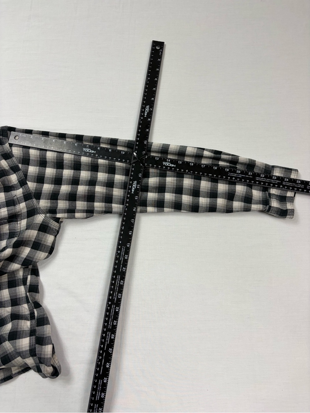 Carhartt Mens Flannel Shirt M Relaxed 103314 Hamilton Plaid Long Sleeve Gray - Picture 12 of 12